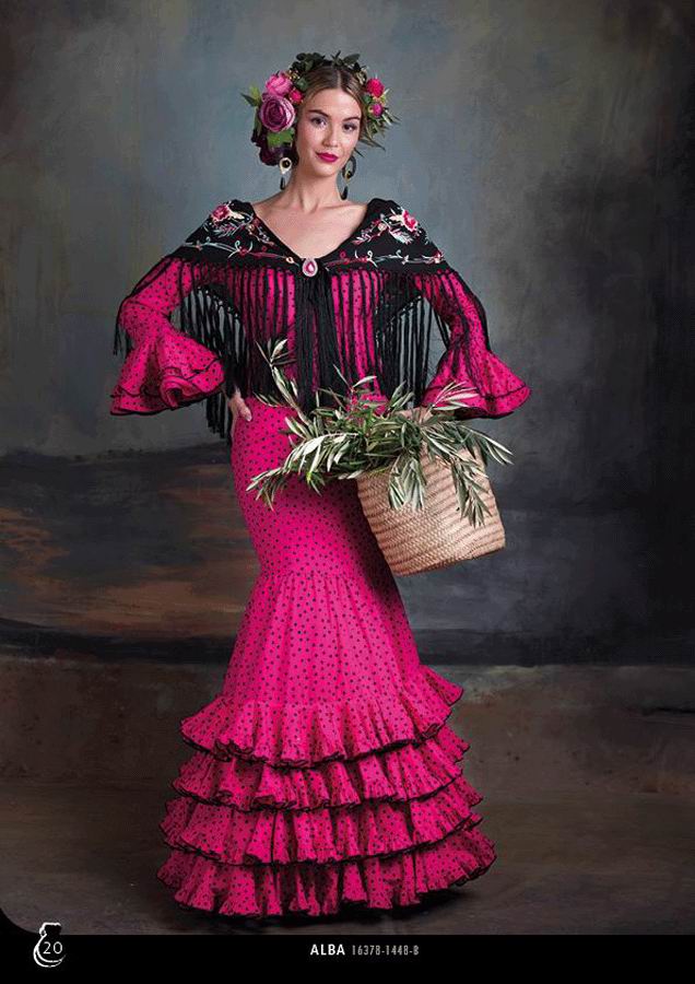 Robe de Flamenca modèle Alba. 2022